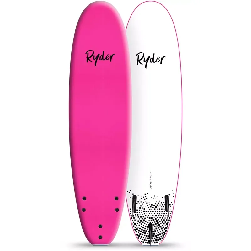 Surfbrett softboard Ryder Mal Pink/White Heißes Angebot