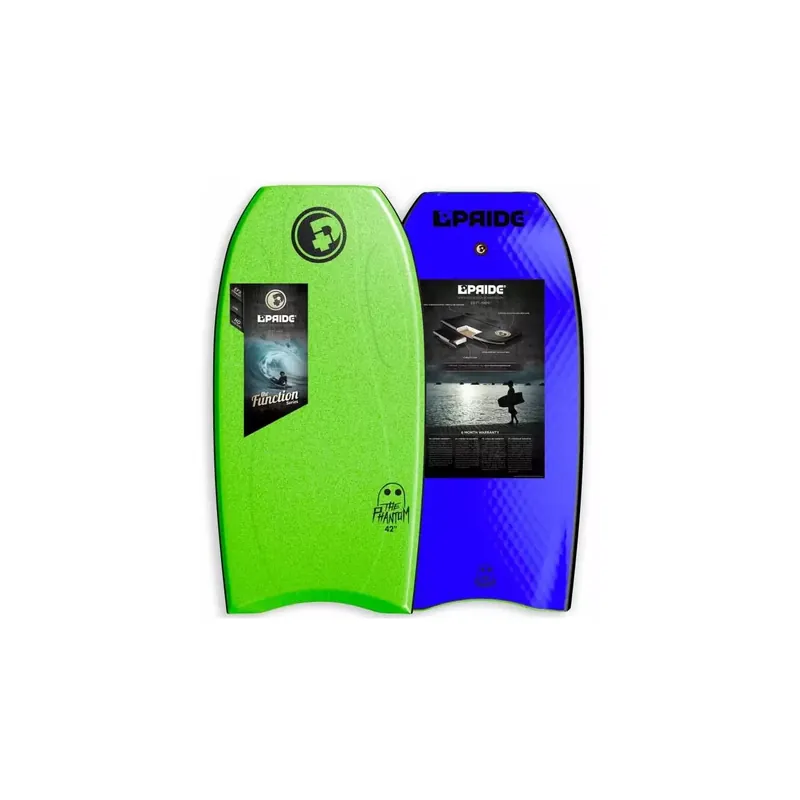 Ausverkauf bodyboard Pride Phantom Contoured Lime Green/Blue