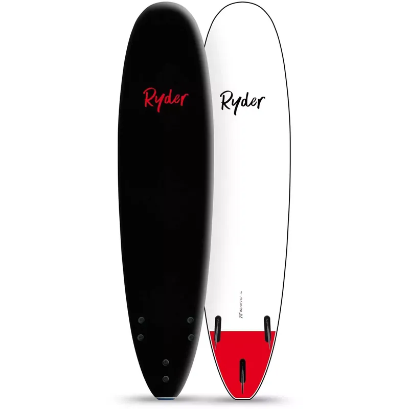 Surfbrett softboard Ryder Mal Black Echt
