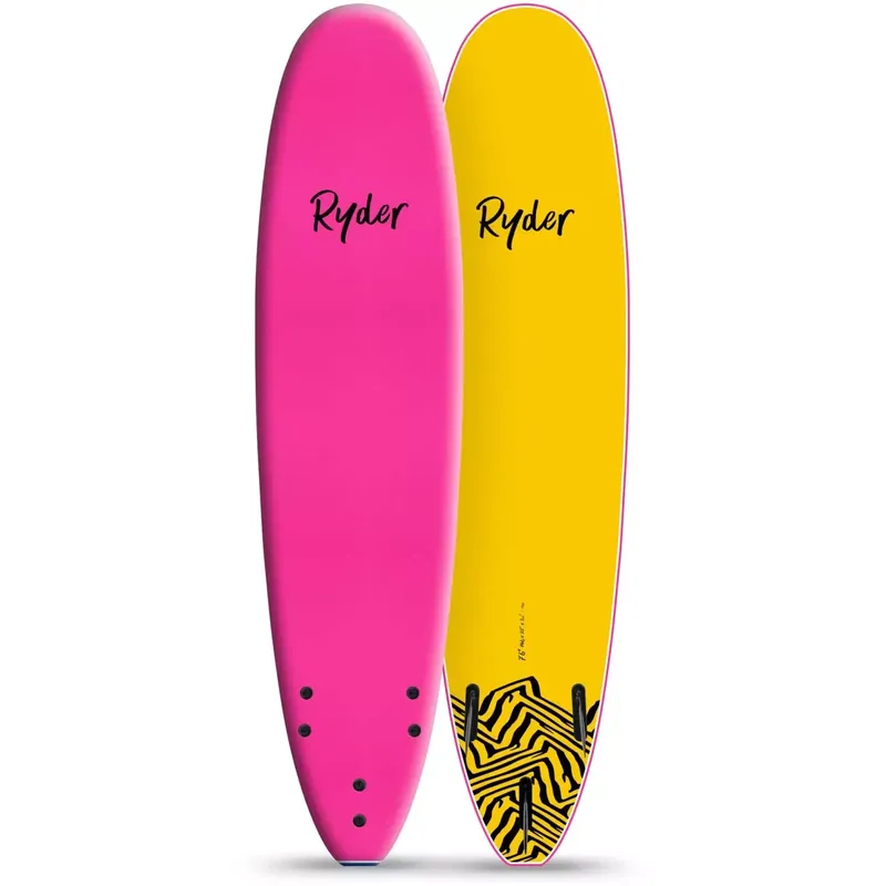 Rabatt Surfbrett softboard Ryder Mal Pink/Yellow