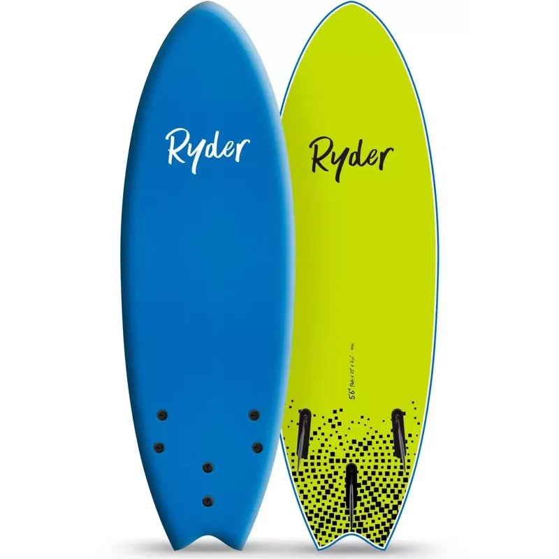 Surfbrett softboard Ryder Fish Az Blue Sichere Zahlung