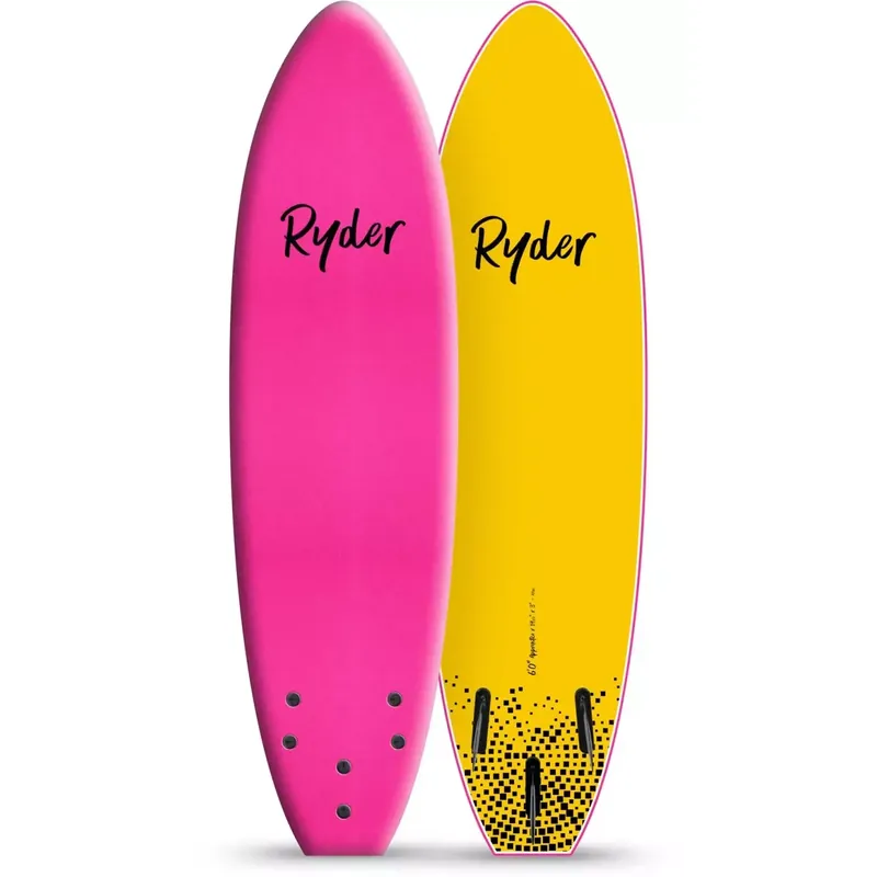 Preisknaller Surfbrett softboard Ryder Apprentice Thruster Pink