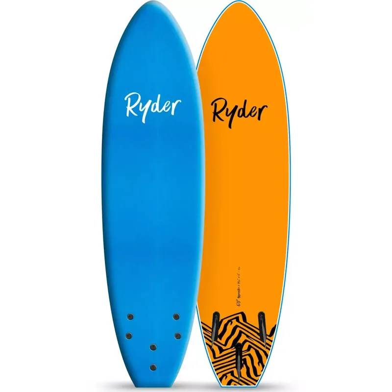 Abverkauf Surfbrett softboard Ryder Apprentice Thruster Az Blue