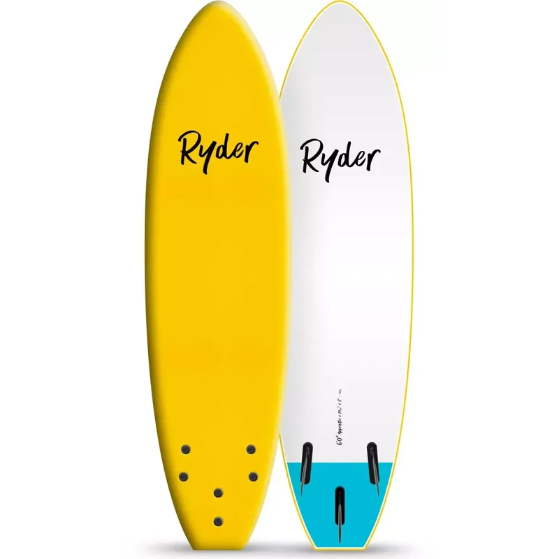 Surfbrett softboard Ryder Apprentice Thruster Yellow Saisonangebot
