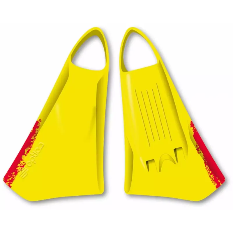 Bodyboard-Flossen Option 2 Gelb/Rot Bestpreis