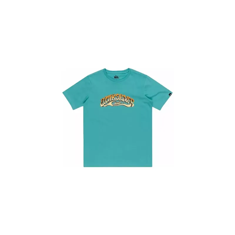 Neuheit Quiksilver BUBBLE ARCH turquesa Junior T-Shirt