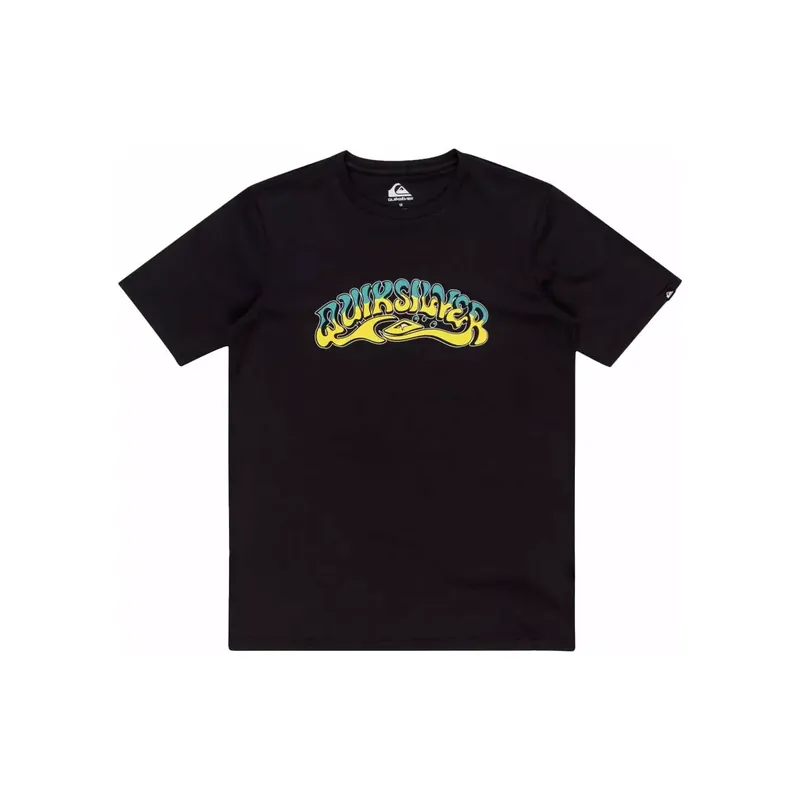 Solange Der Vorrat Reicht Quiksilver BUBBLE ARCH black Junior T-Shirt