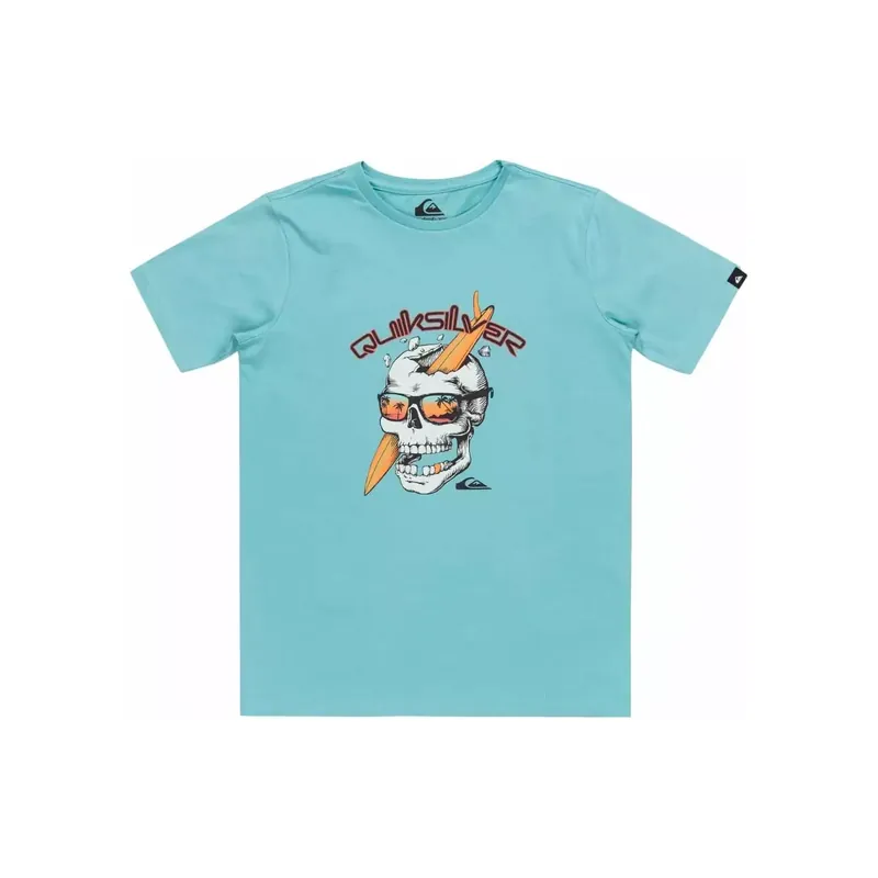 Quiksilver One Last Surf Marine Blue Junior T-Shirt Rabatt