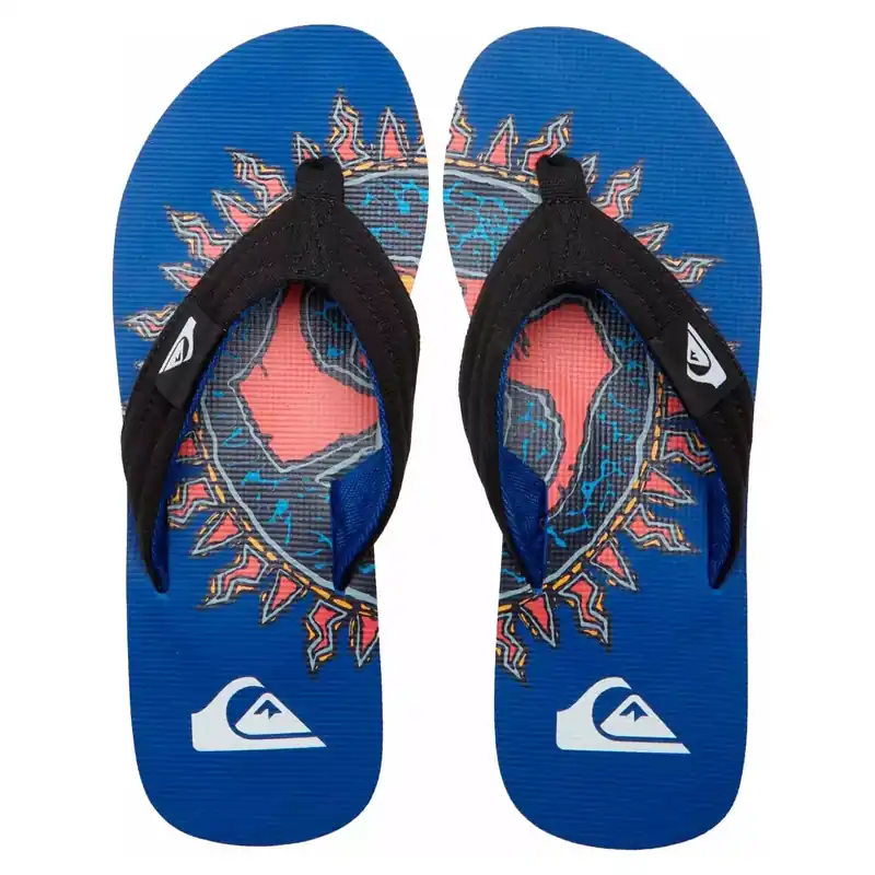 Kracherpreis Flip-Flops Von Quiksilver Molokai layback junior blue