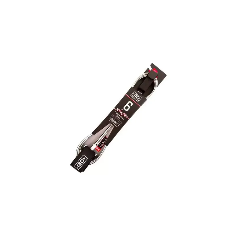 Neue Kollektion Leash von Ocean & Earth SLIMLINE Comp Leash Black/White