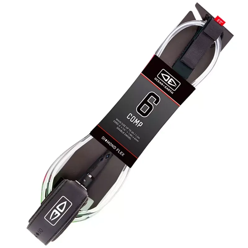 Leash Von Ocean & Earth Diamond Flex Comp Black/Clear Abverkauf