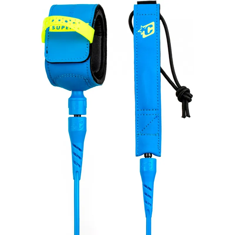 Leash surf-Creatures SuperLite Lite Blue/Lime Knallerangebot