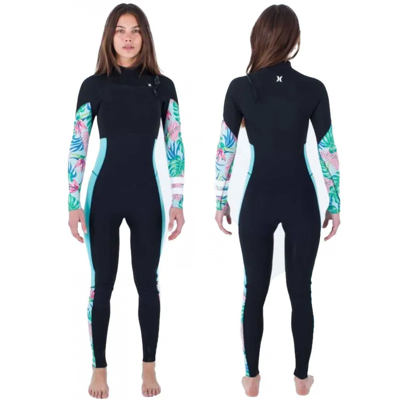 Neuheit Neopren Hurley Plus Womens 4/3mm Printed Java Tropical