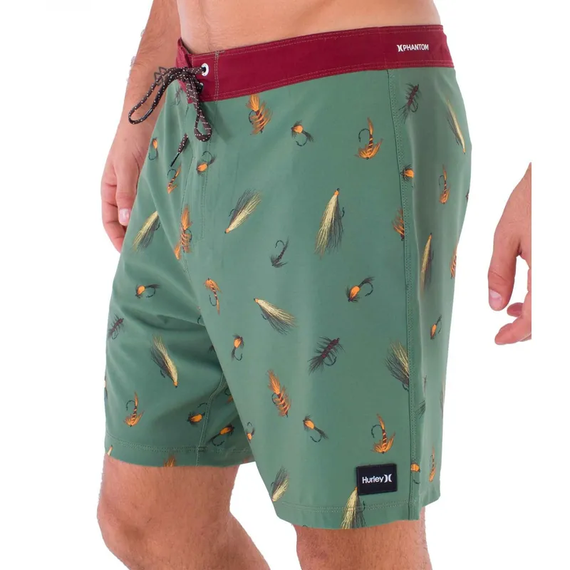 Badehose Hurley Phantom Eco Classic 18'' Malverde Knallerangebot