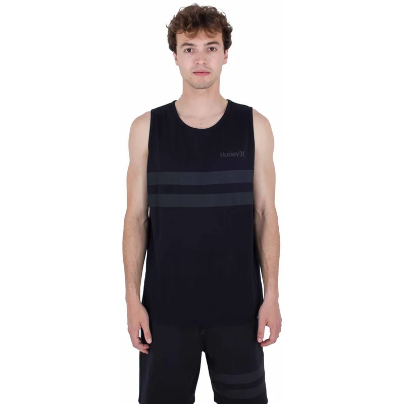 T-shirt Hurley EverydayOcean Care tirantas black Solange Der Vorrat Reicht