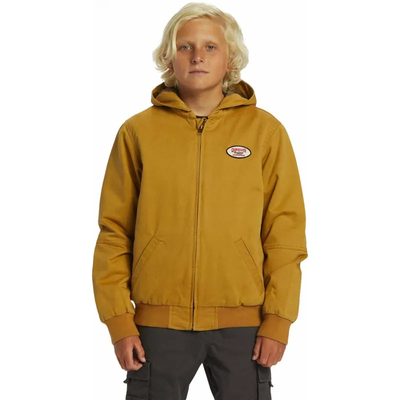 Jacke Quiksilver let´s go to school Youth Bone brown Meistverkauft