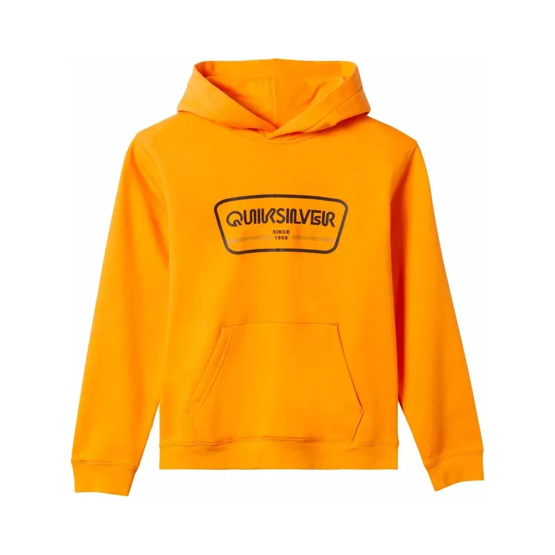 Highlight Sweatshirt Quiksilver Graphic Youth Hoodie Orange