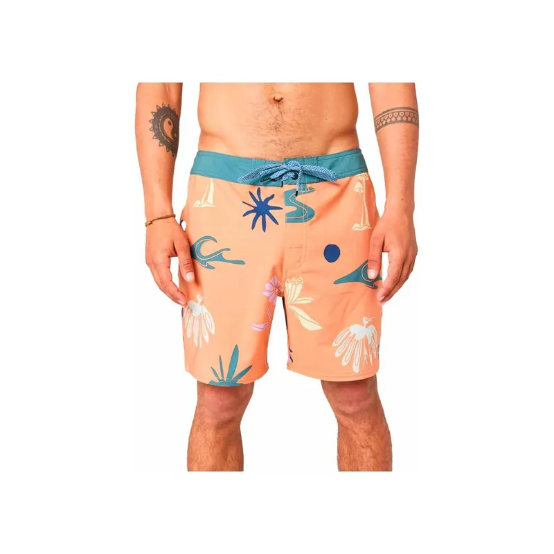 Badehose Rip Curl Mirage Retro Snapa Orange Saisonangebot