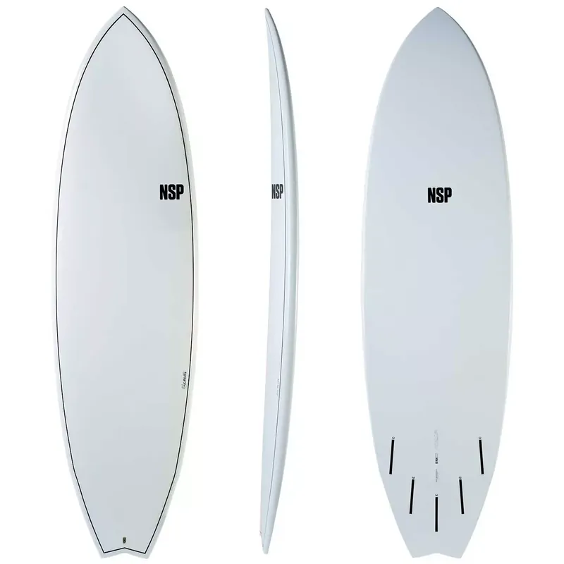 Surfboard NSP fish Elements White Markenware
