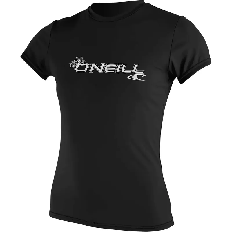 Geprüft Tee-Shirt UV ONeill Womens Basic-Skins Black