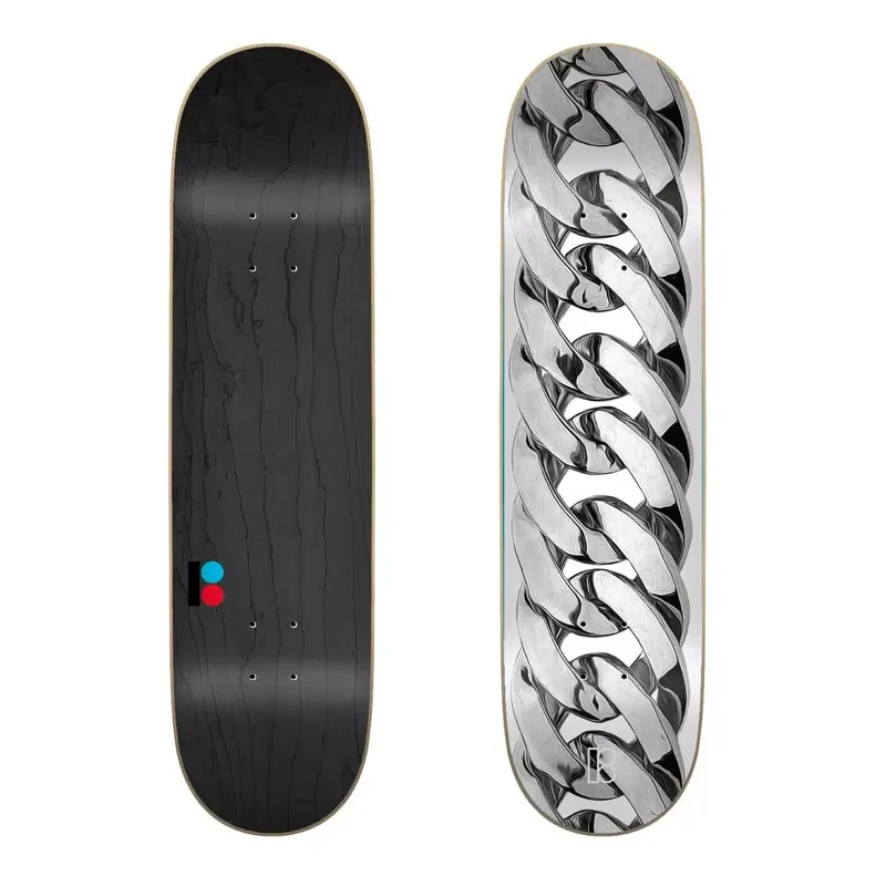 Solange Der Vorrat Reicht Skateboard Plan B Chain Silver 8.0″