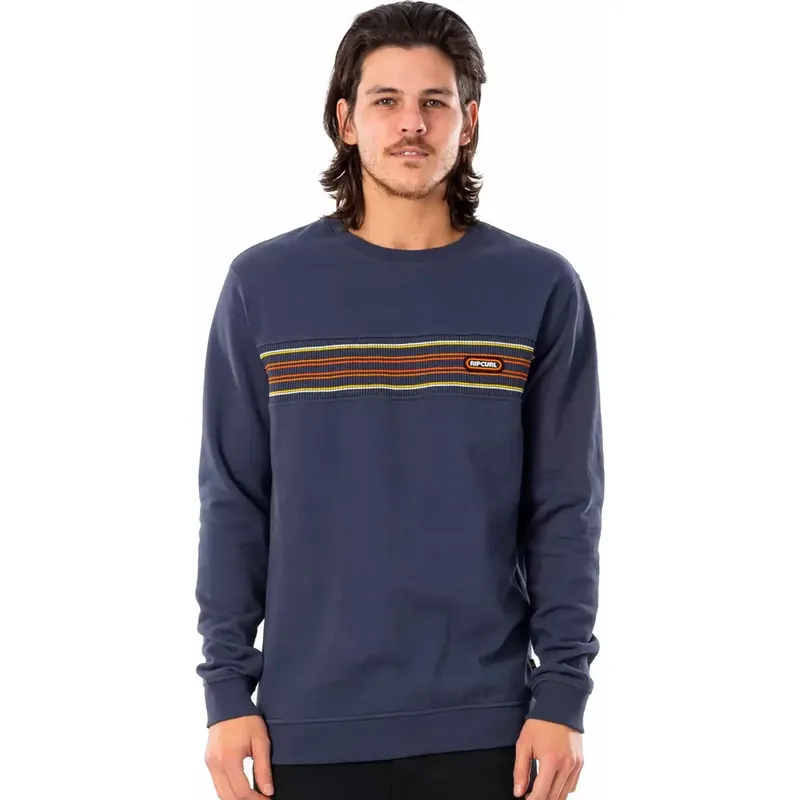 Solange Der Vorrat Reicht Sweatshirt Rip Curl Surf Revival Stripe Crew