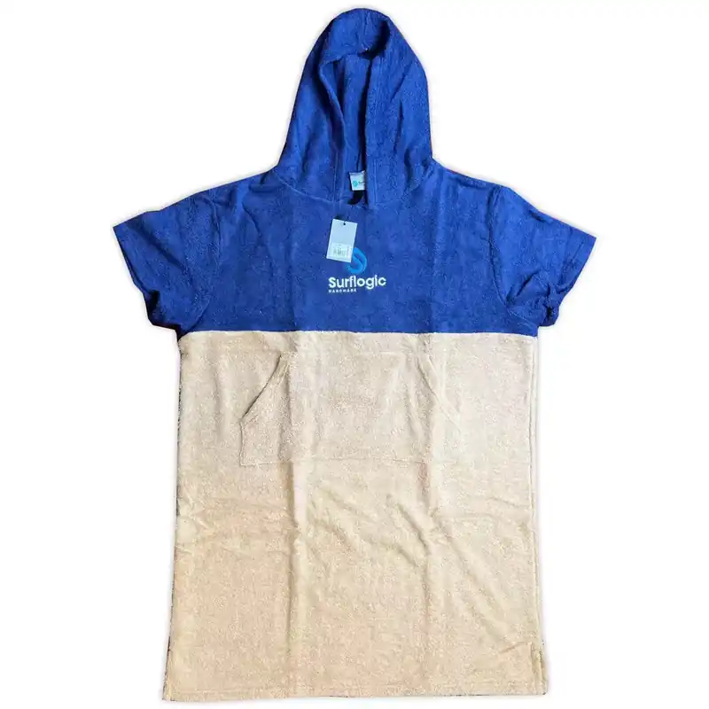 Direkt Vom Hersteller Poncho handtuch Surf Logic Blau & Beige