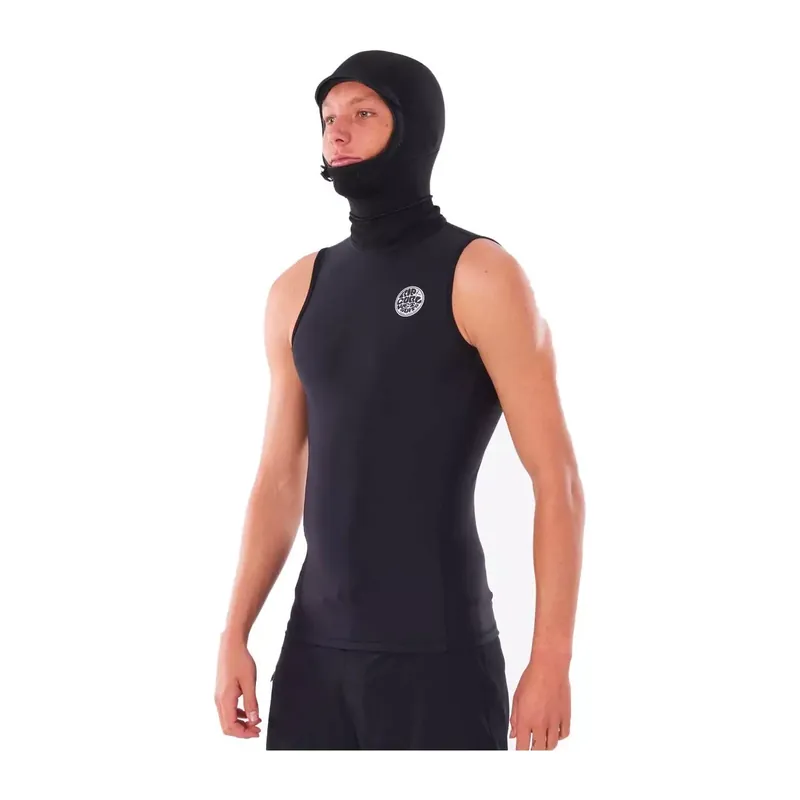Nur Für Kurze Zeit Lycra mit mütze integrierte Rip Curl Flash Bomb Polypro hood vest
