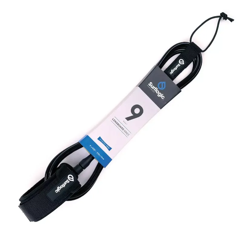 Leash surf SurfLogic Longboard Knee Black Rabatt