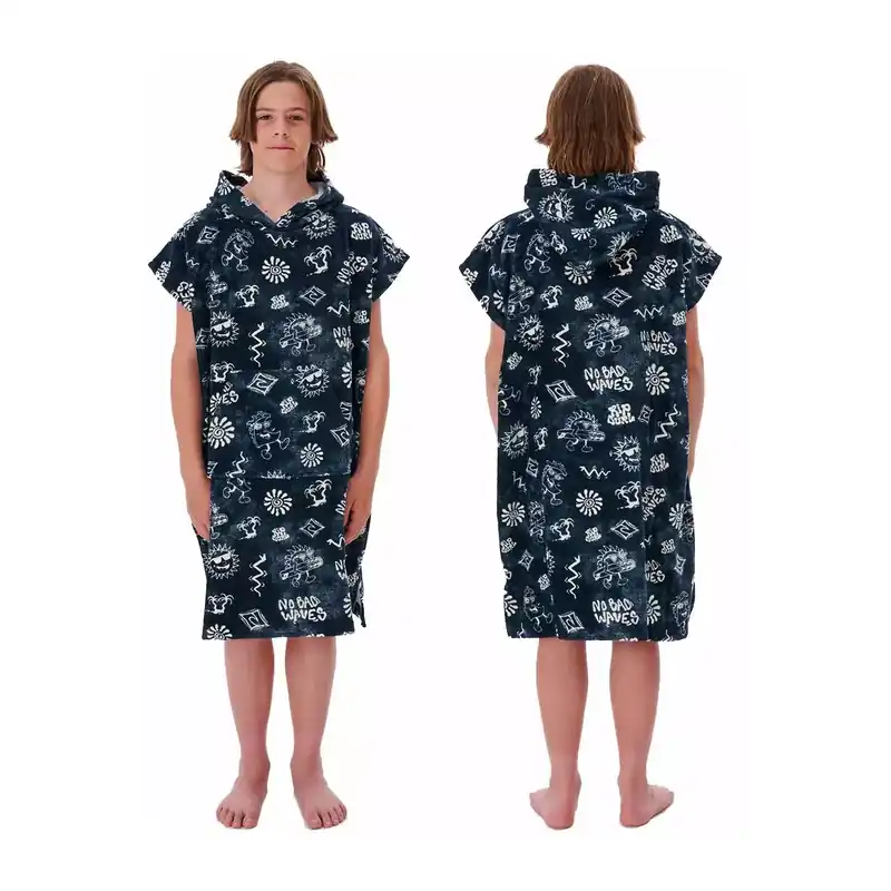 Neu Im Sortiment Poncho Rip Curl Printed Boy