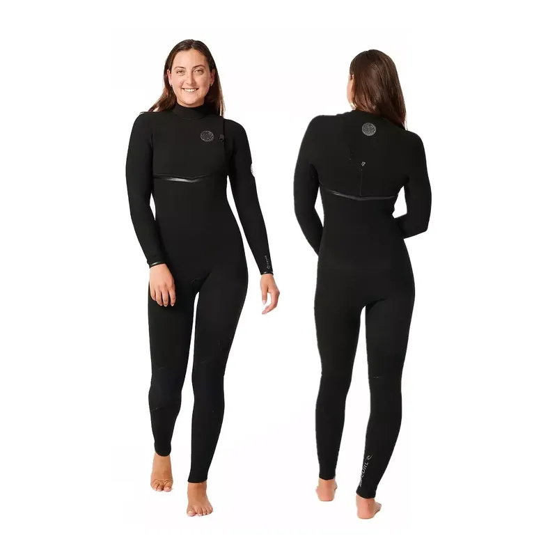 Neoprenanzug Rip Curl Womens E-Bomb 4/3mm Black Letzte Chance