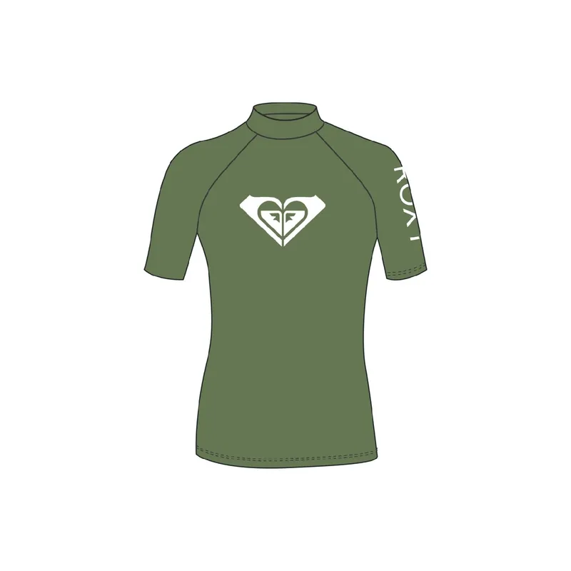 Rabatt Lycra Roxy Whole Hearted SS Green