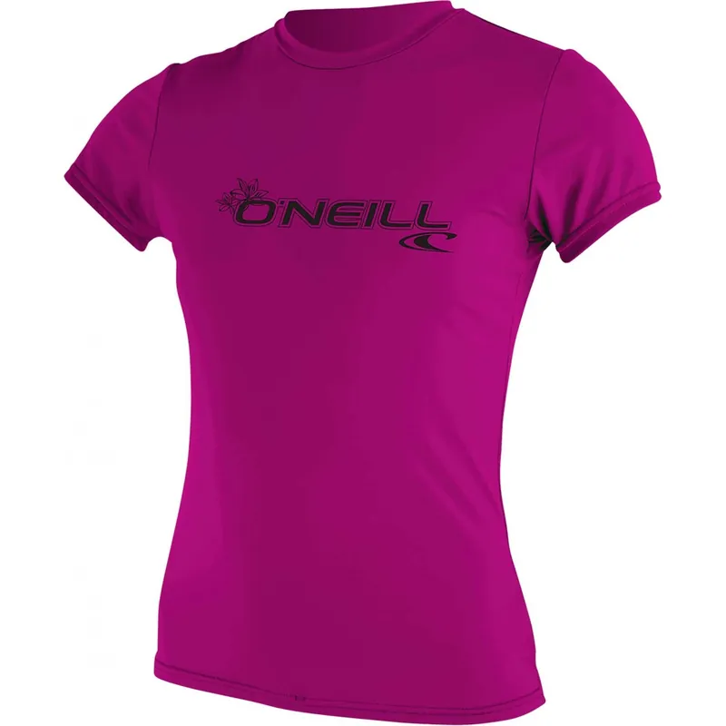 Angebot Tee-Shirt UV ONeill Womens Basic-Skins Pink