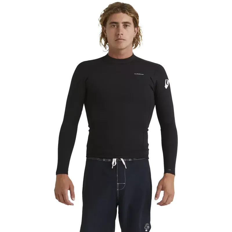 Geprüft Top aus neopren Quiksilver Everyday Session LS Black