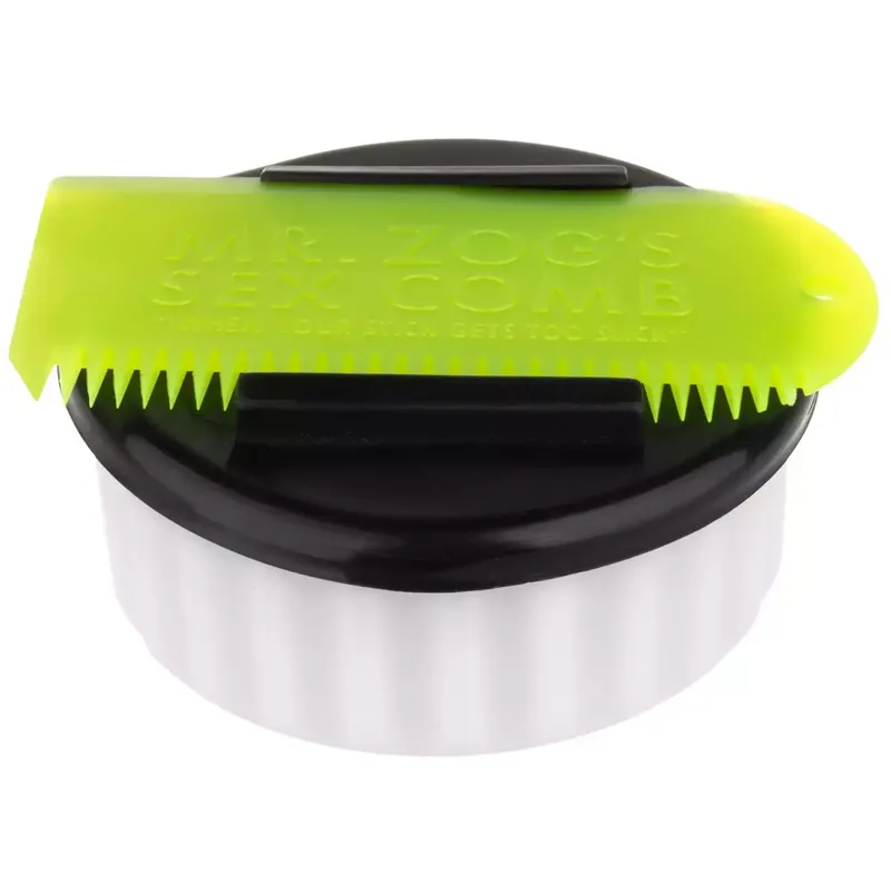 Aktuell Box für paraffin Wax Sex Container+comb White/Yellow
