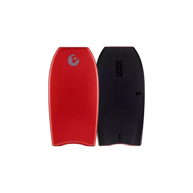 Bodyboard Pride Stereo PE HD Recycled Red/ Metalic Dark Grey Highlight