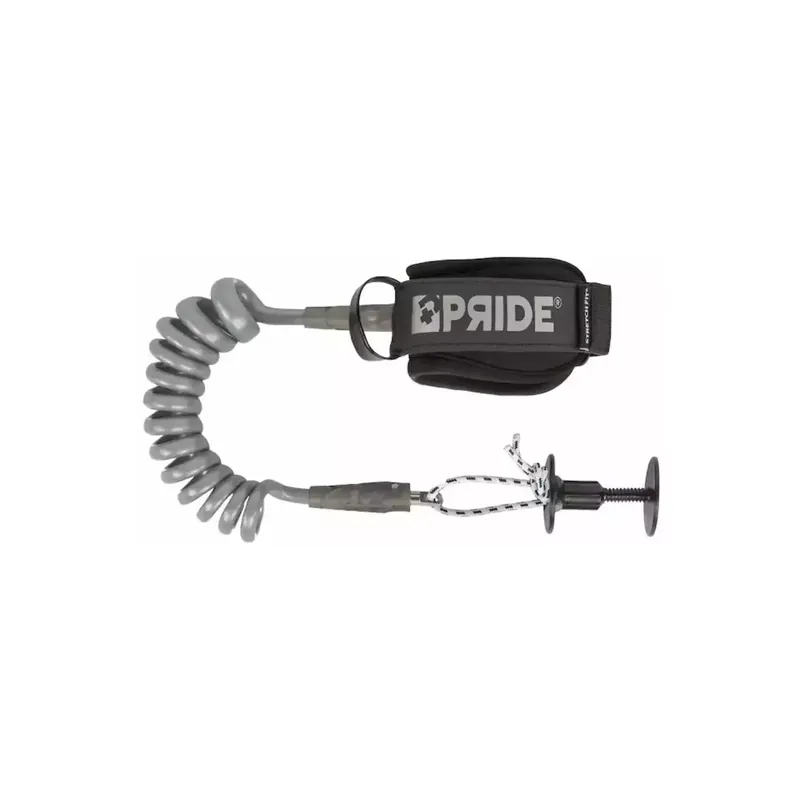 Preisknaller Leash für Bodyboard Pride Stretchfit biceps Silver 8mm