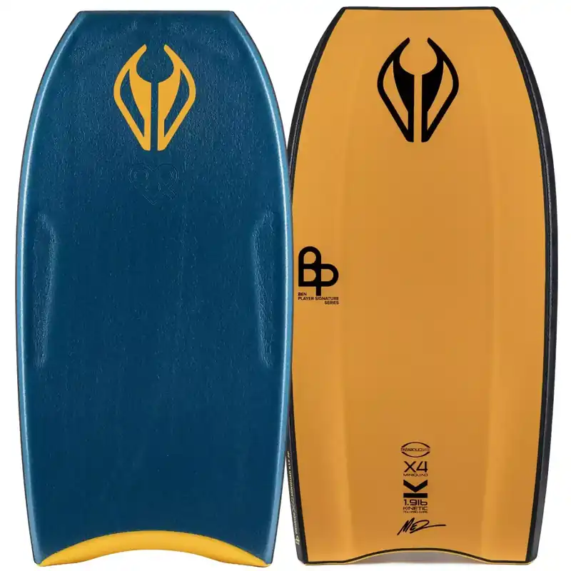 Bodyboard NMD Ben Player Proride X4 Mini Quad K19 PP Deep Sea Green/Tangerine Markenware