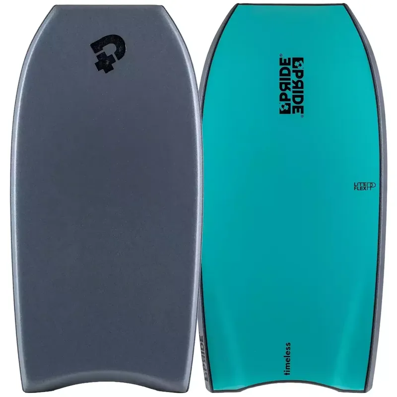Bodyboard Pride Timeless Liteflex PP + HD Grey/Turquoise Abverkauf