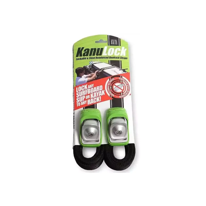 Abschließbare Kanulock-Befestigungsgurte 2,5m /8Ft Saisonangebot