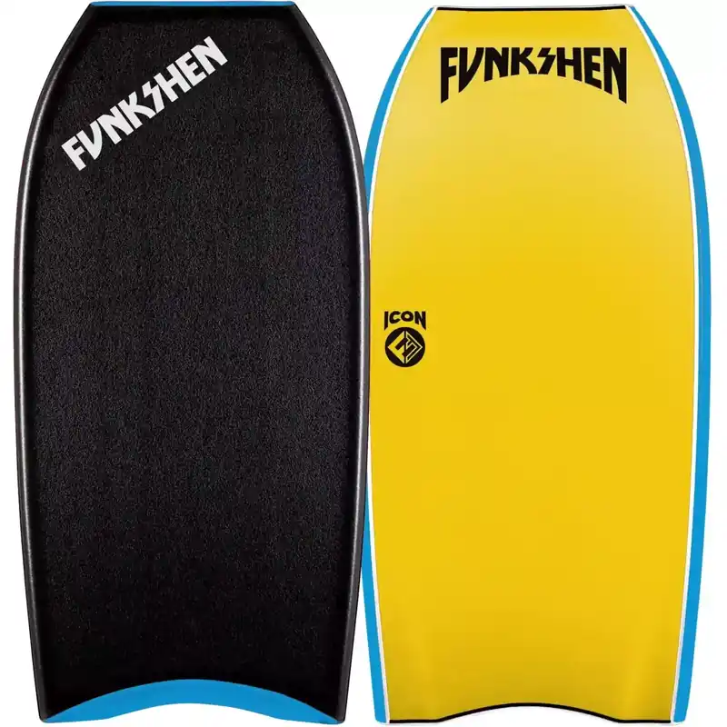 Garantierte Lieferung Bodyboard Funkshen Icon PP Black/Yellow
