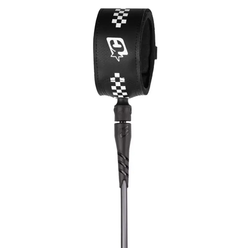Leash surf-Creatures SuperLite Pro Black White Chex Billig