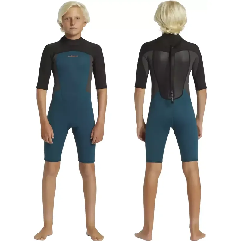 Neopren quiksilver prologue+ 2mm Boy Midnight Turquoise Begrenztes Angebot