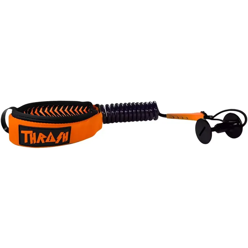 Neue Kollektion Leash für bodyboard Thrash-Bizeps V-Grip 8mm Black/Orange