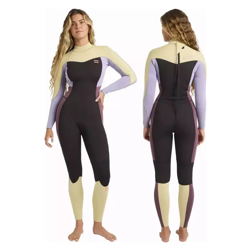 Solange Der Vorrat Reicht Neopren von Billabong Synergy Natural 3/2mm BZ Grey Violet