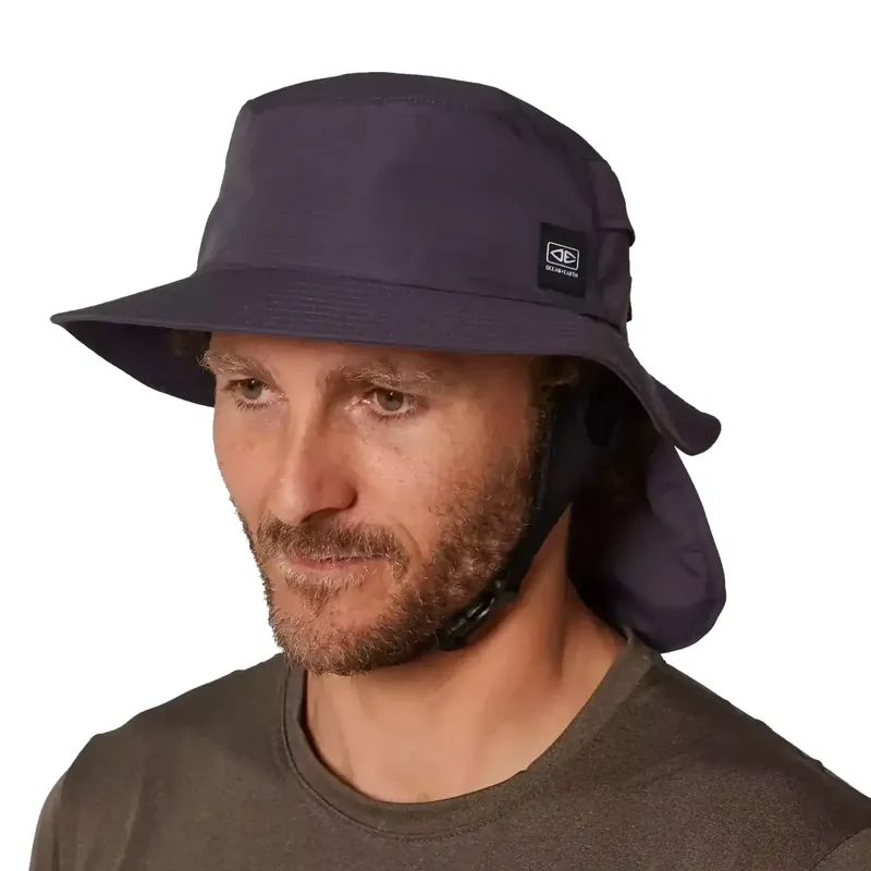 Hut Ocean & Earth Indo Surf hat Stiff Peak Charcoal Schneller Versand