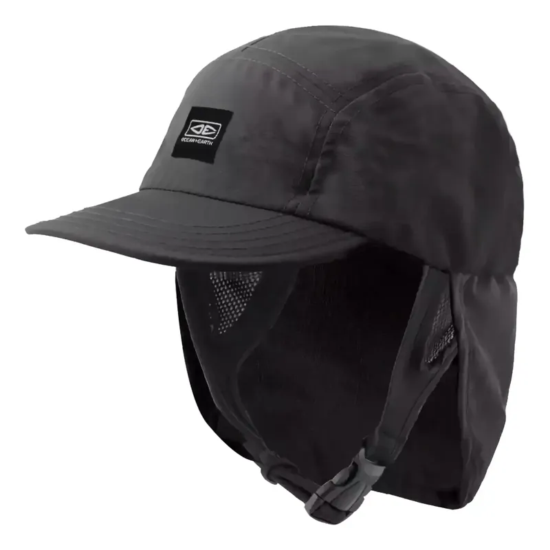 Mütze Ocean & Earth Indo 5 Panel Legionnaire Surf Cap Charcoal Must-Have