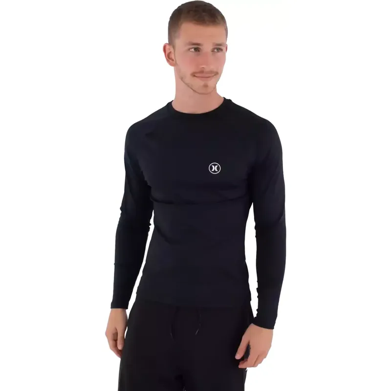 Sonderangebot Hurley Icon Circle Black LS Lycra