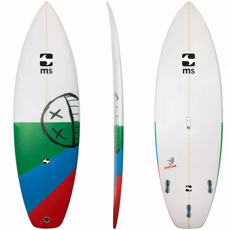 Begrenztes Angebot Surfbrett MS Crazy Fish Squash