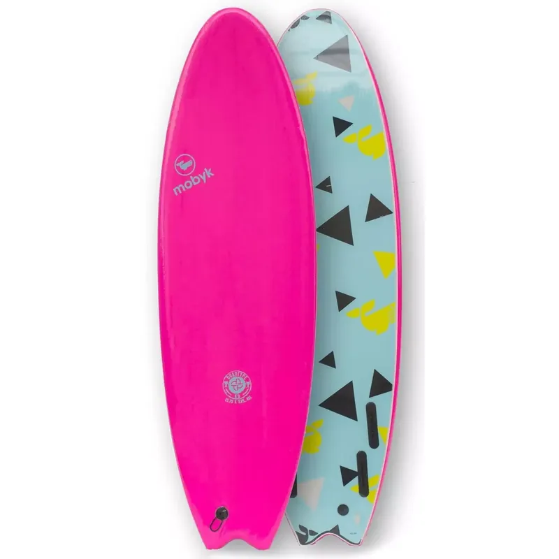 Surfbrett softboard Mobyk Fish Quad Sonderaktion